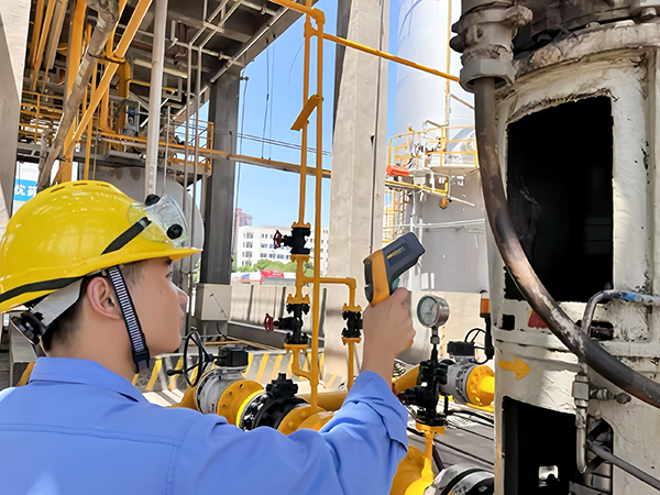 1716084702929815.jpeg 5月17日下午14點合成車間張國濤現場巡檢測溫.JPG